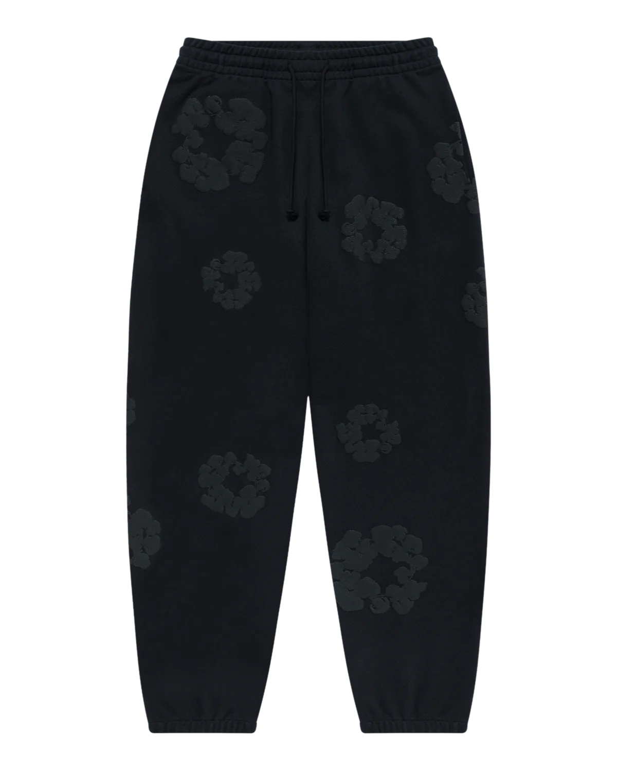 Mono Cotton Wreath Sweatpant (Black)