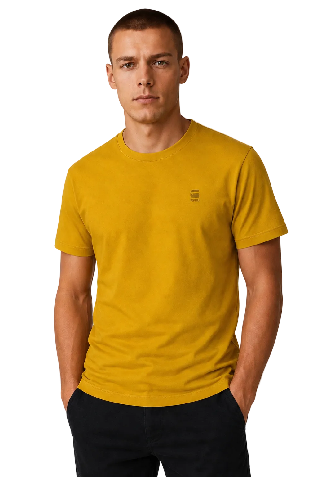 Dazzle Exclusive G-Star Tee Dark Hivis premium streetwear t-shirt front view