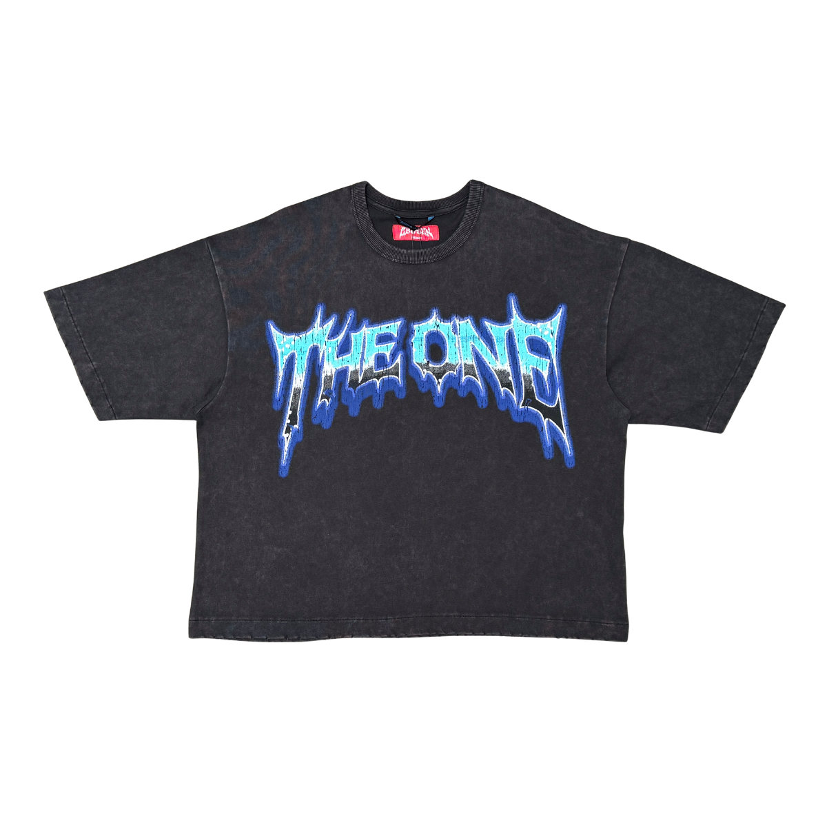 CHOSEN The One Tee in black with bold graphic design and classic short sleeve fit