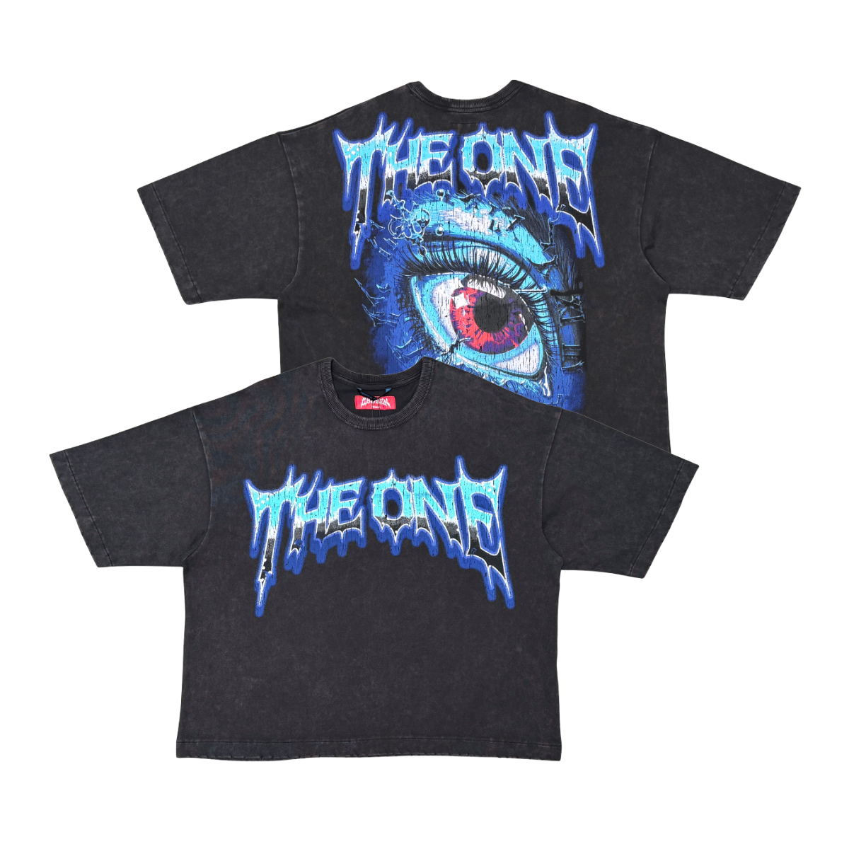 CHOSEN The One Tee in black with bold graphic design and classic short sleeve fit