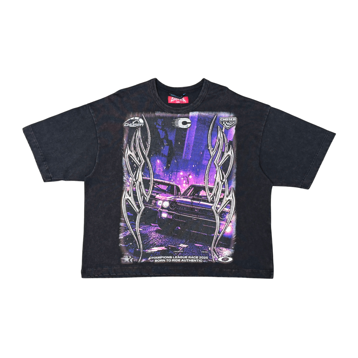 CHOSEN 88 Tee in black with bold “88” graphic design and classic short sleeve fit