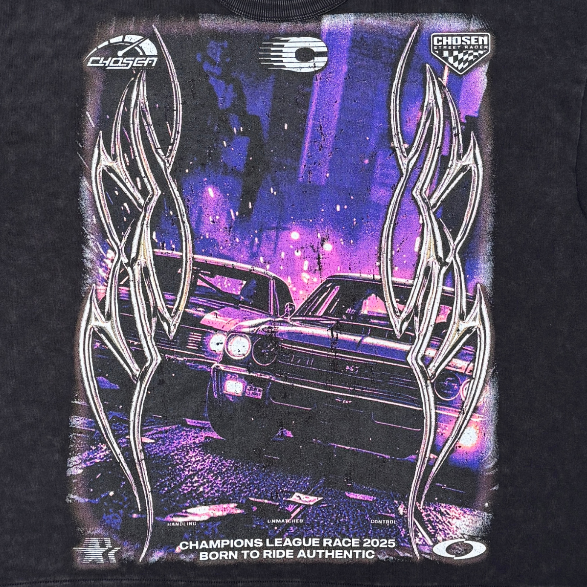 CHOSEN 88 Tee in black with bold “88” graphic design and classic short sleeve fit