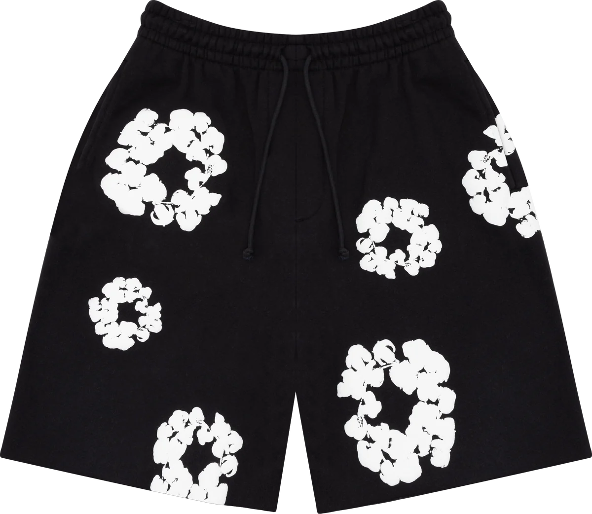 Cotton Wreath Shorts (Black) 