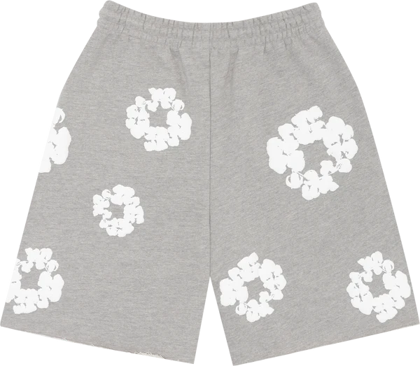 Cotton Wreath Shorts (Grey) 