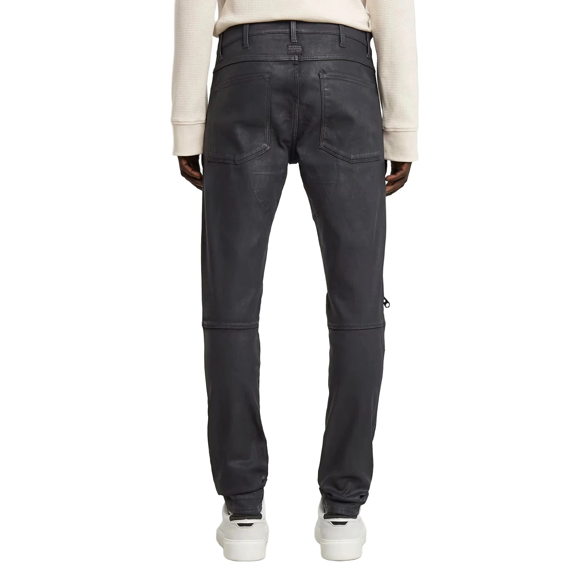 G-STAR® Dunda Slim Allover Polo in India Ink Forest Camo with graphic print and polo collar