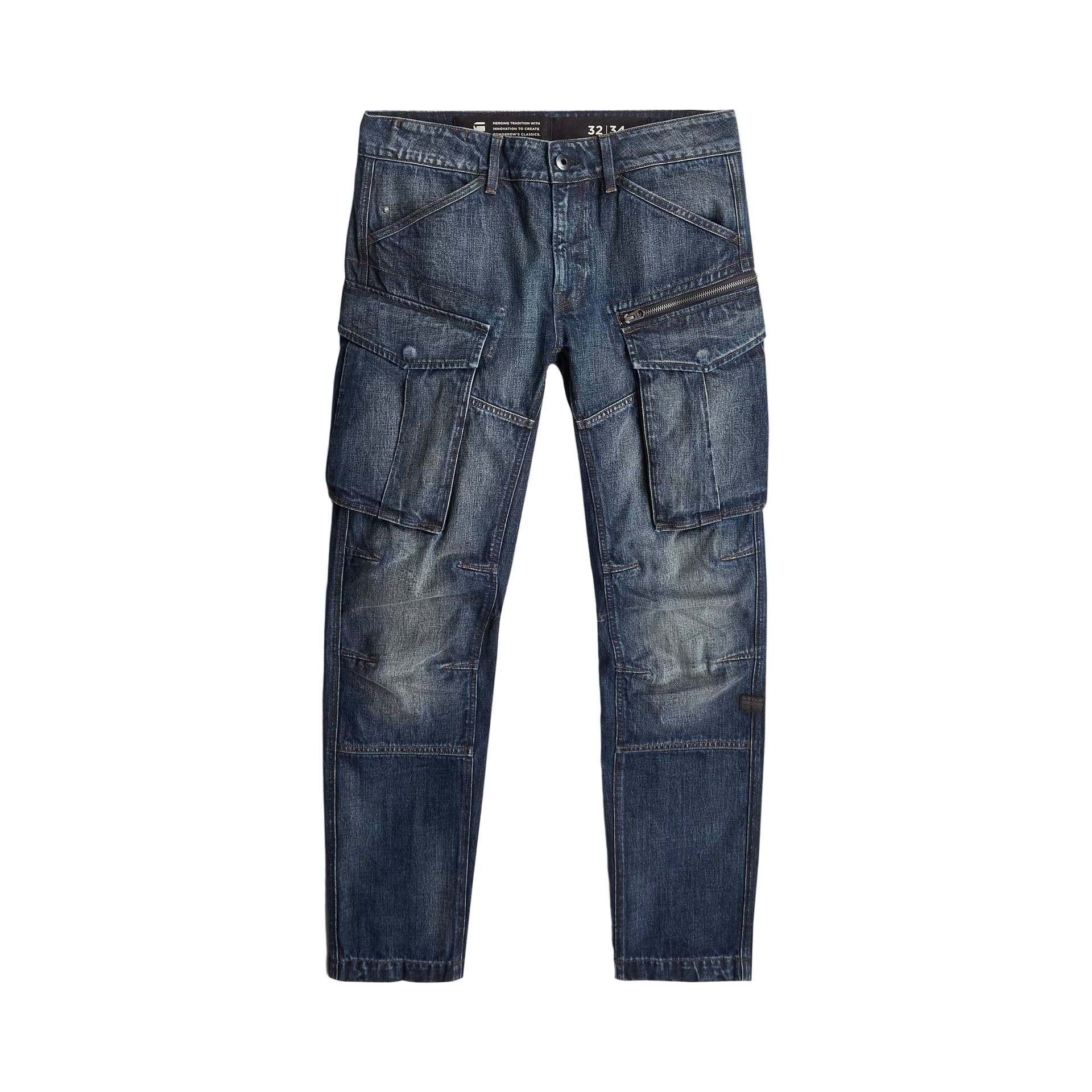 Rovic Zip 3D Regular Tapered Jeans (Blue) - D23077-D315-H553 Rovic Zip 3D Regular Tapered Jeans (Blue) - D23077-D315-H553