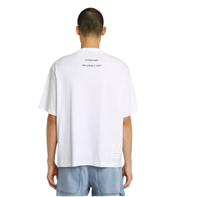 Archive Print Boxy T-Shirt (White)