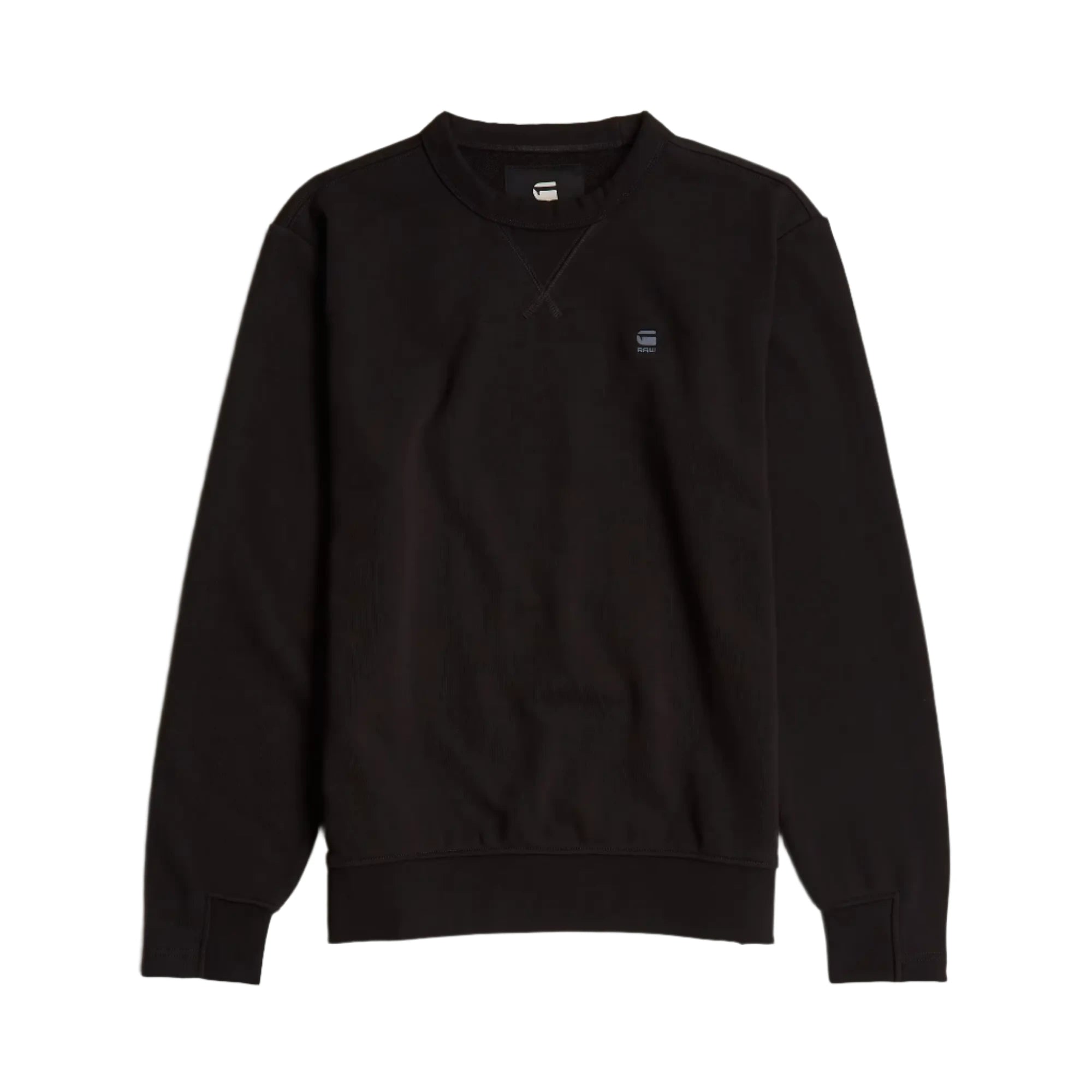G-STAR Sweater Nifous with straight fit, ribbed neckline, embroidery stitch details, and G-STAR RAW chest logo.