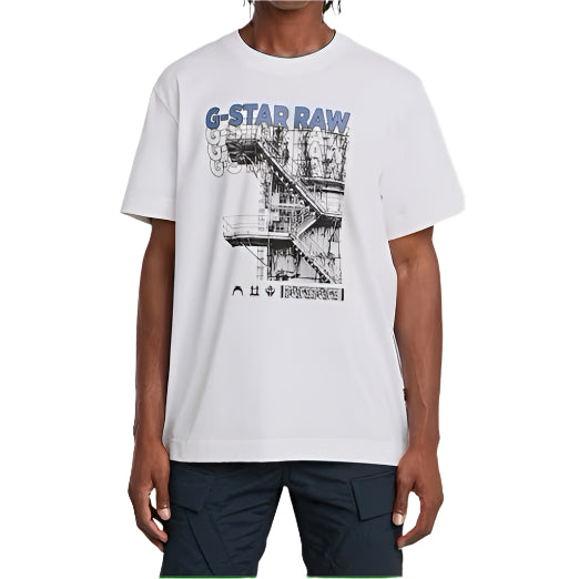 G-star Stairs GR Loose T-Shirt (White)