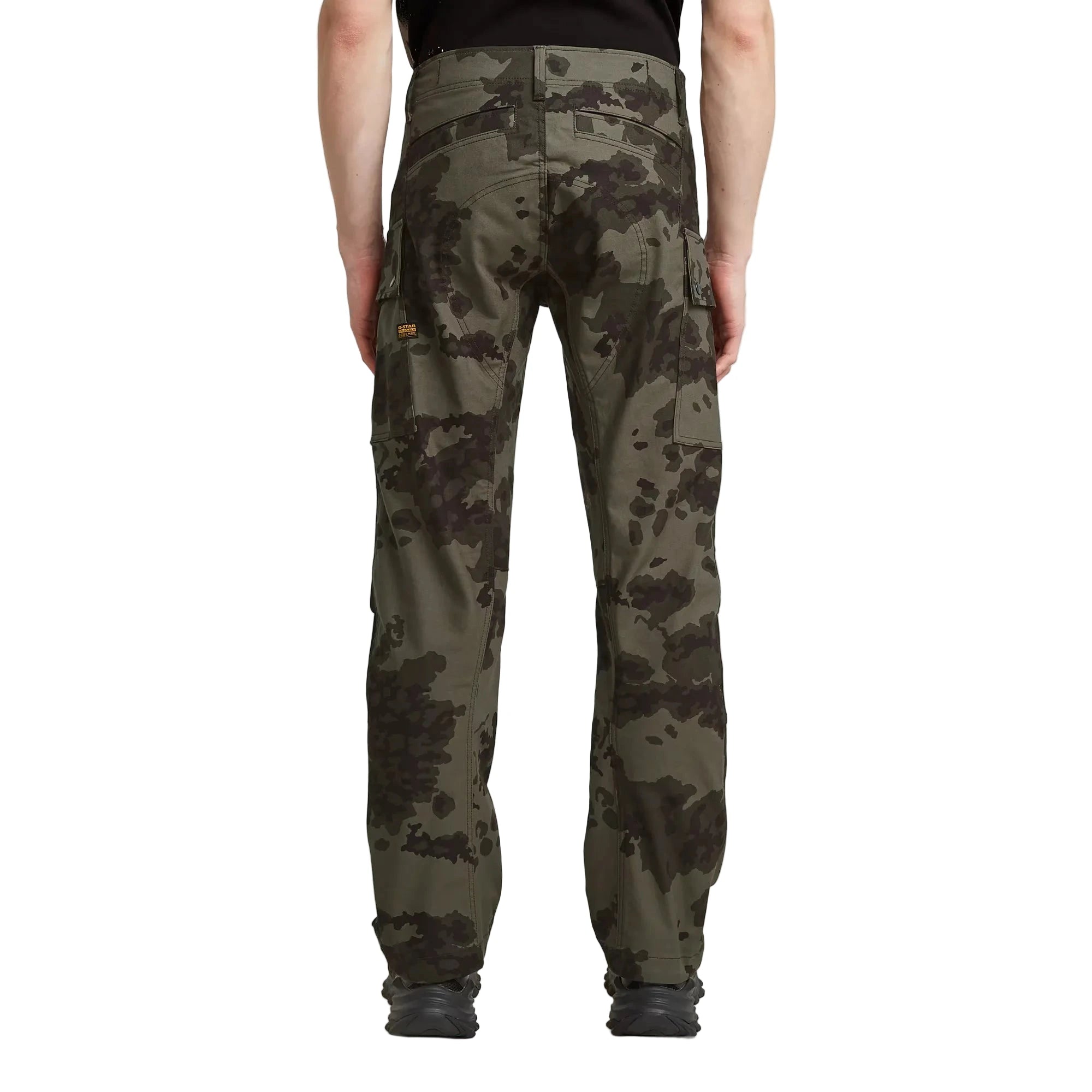 3D Regular Straight Cargo Pants with straight fit, low waist, and cargo pockets