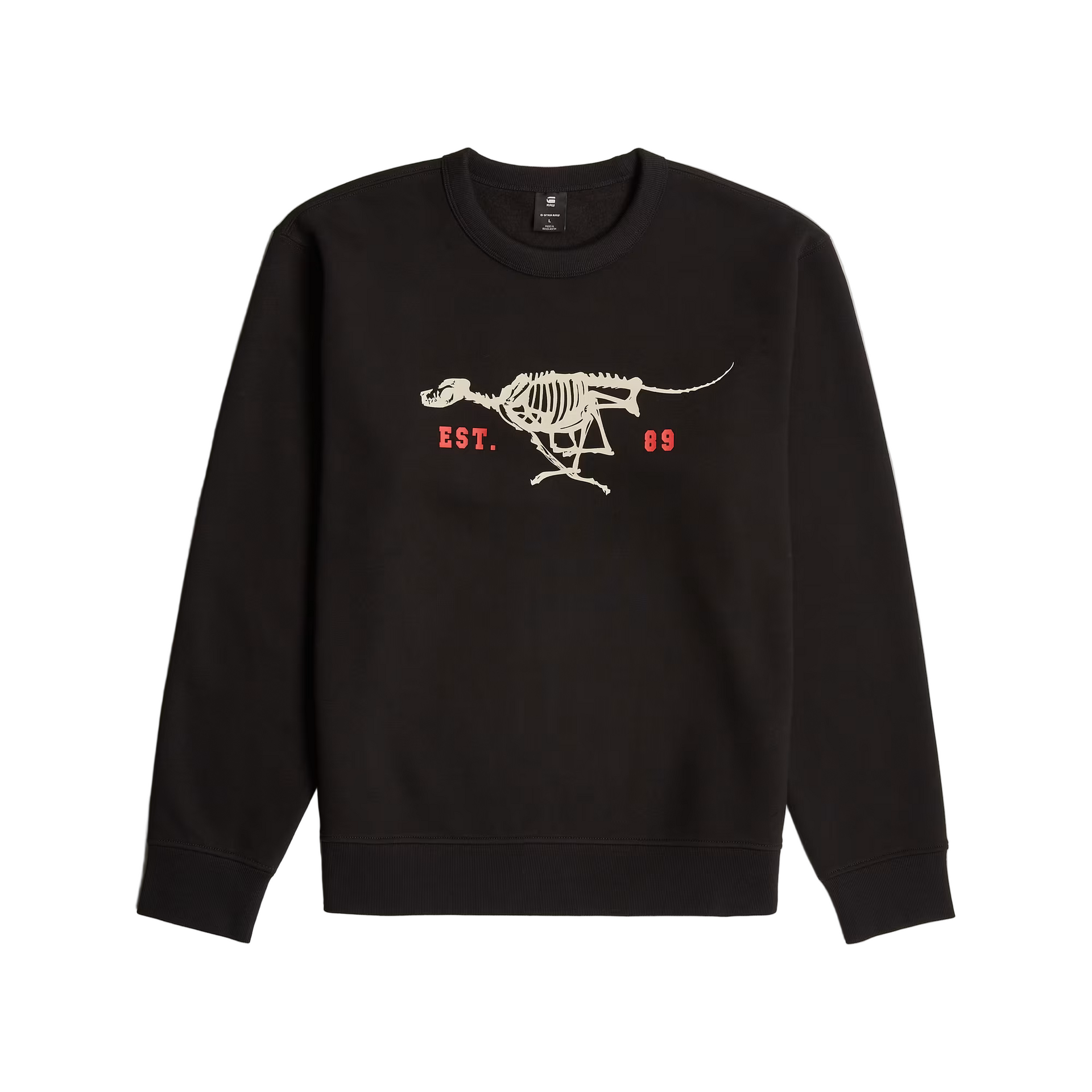 Running Dog Back Sweatshirt (Black) - D27095-D733-6484