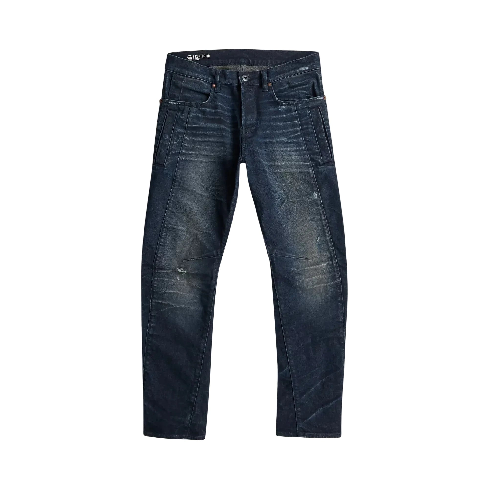 G-Star De Contor 3D slim jeans with mid-waist fit, 3D construction, and stretch denim fabric