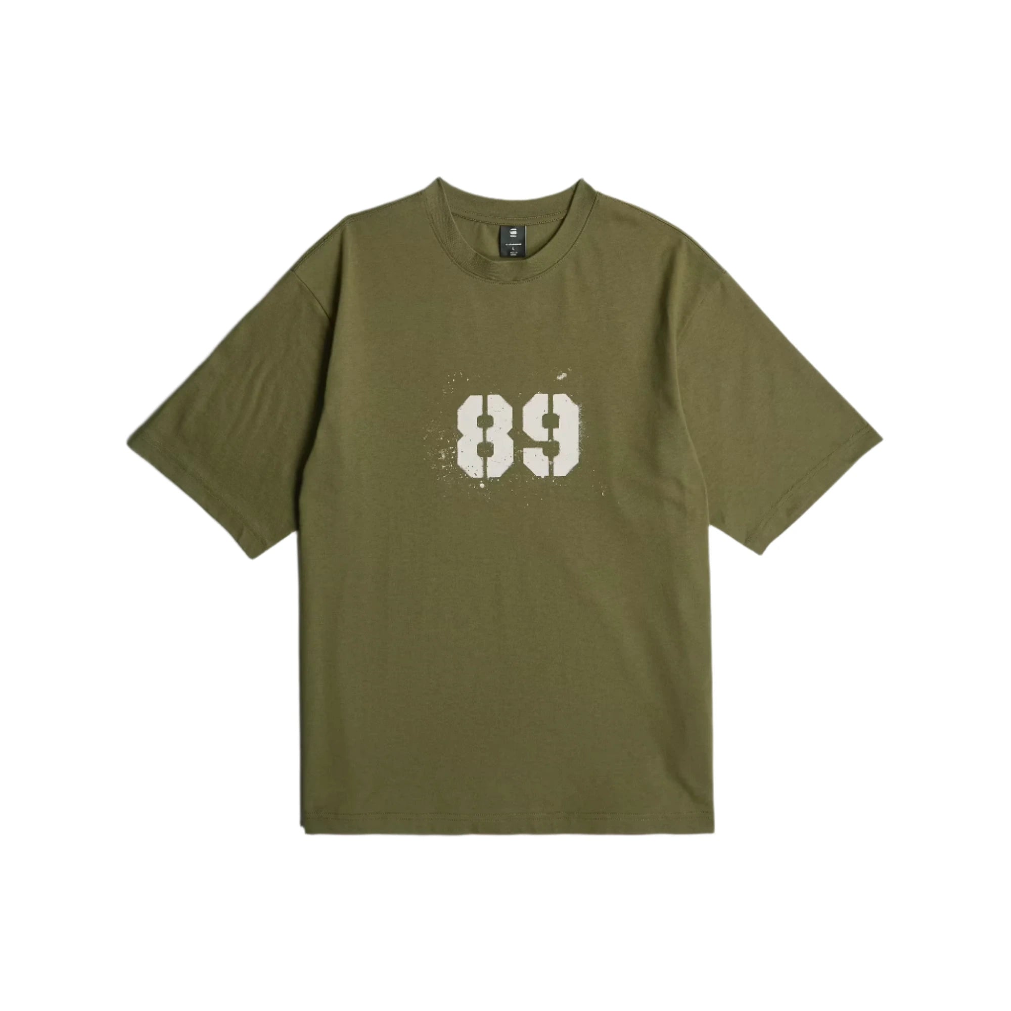 Oversized G-STAR Sprayed 89 Back T-Shirt with bold front and back graphic prints.