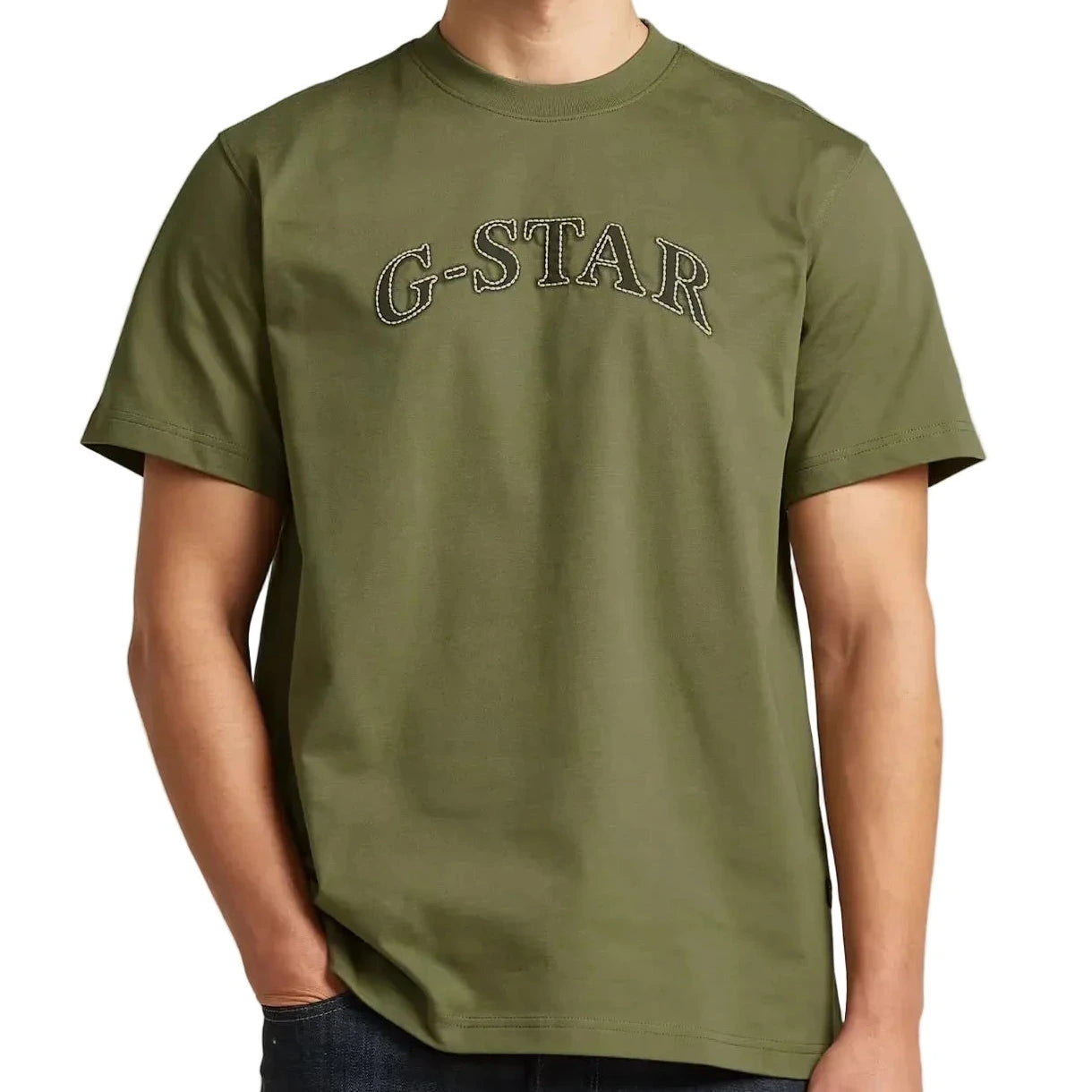 G-Star Dial Graphic T-shirt with round neck, short sleeves, and lightweight organic cotton fabric