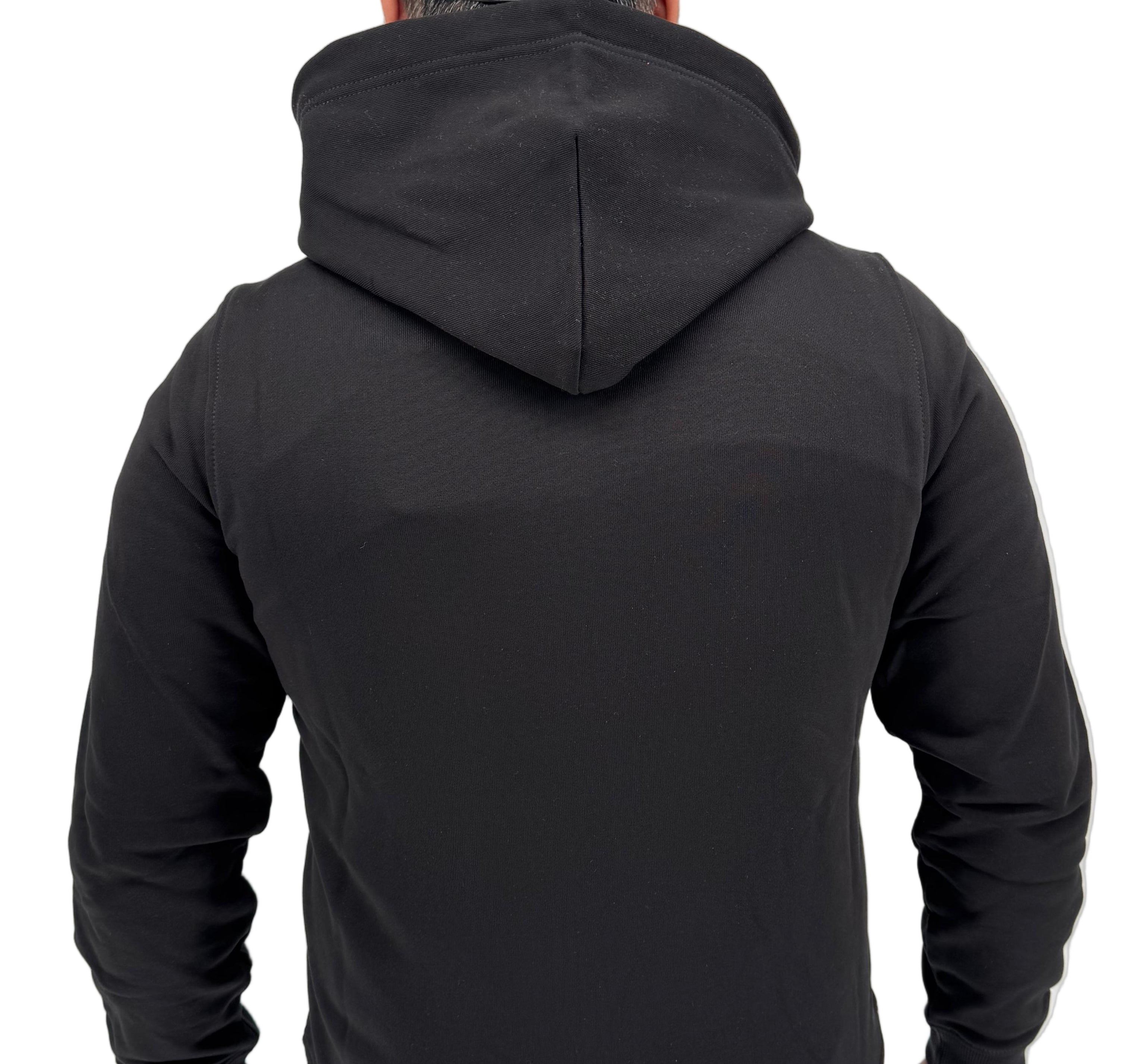 Stay warm and stylish with the S-Ginn Hood Zip G1 Sweat Hoodie. Made from soft loopback cotton jersey, this zip-up hoodie features the iconic 