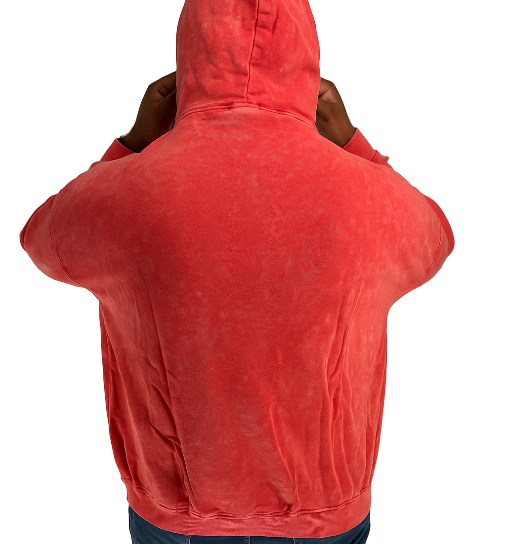 Turn heads in the Basic Tie Dye Hoodie (Red) — a bold blend of comfort, confidence, and streetwear flair