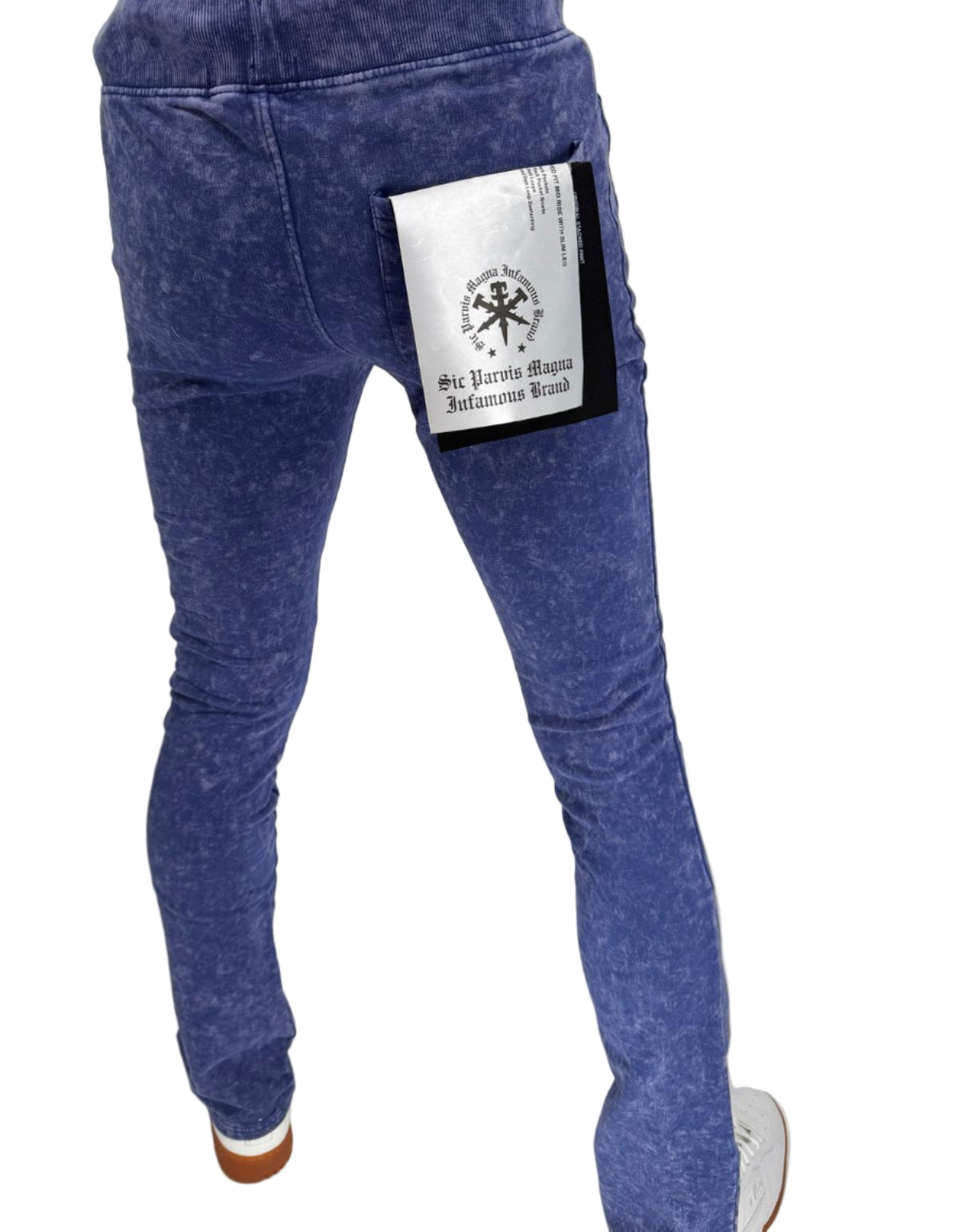 Bring effortless style and comfort together with the Basic Tie Dye Stack Sweatpant in Blue — a perfect blend of chill vibes and streetwear edge.