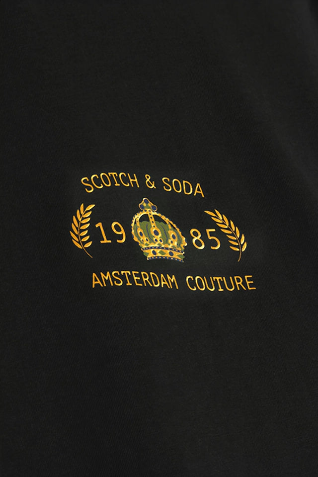 Scotch & Soda cotton T-shirt with crewneck and short sleeves