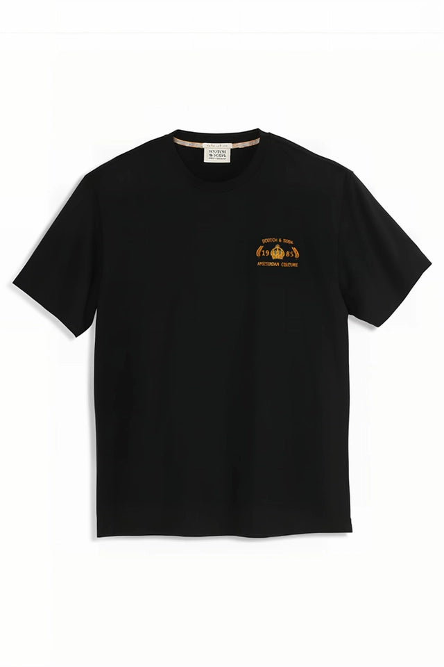 Scotch & Soda cotton T-shirt with crewneck and short sleeves