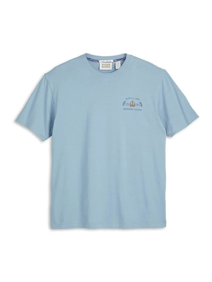 Scotch & Soda cotton T-shirt with crewneck and short sleeves