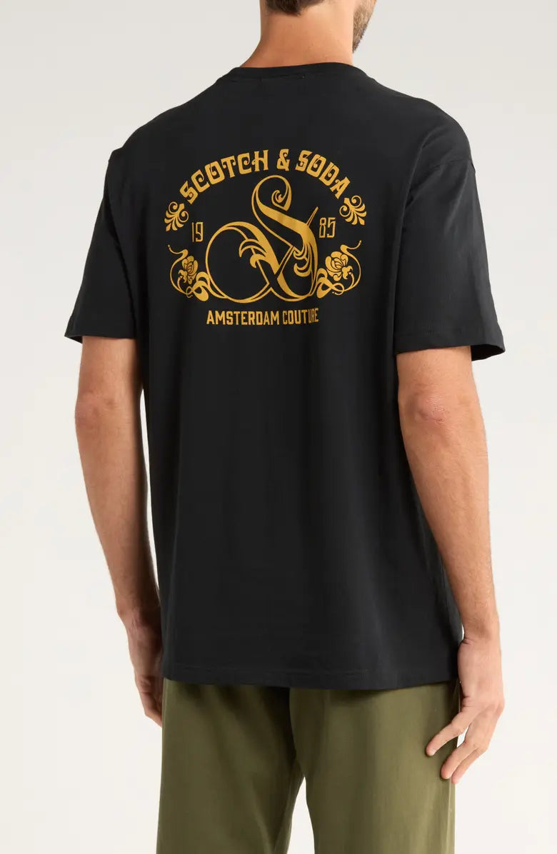 Scotch & Soda cotton T-shirt with crewneck and short sleeves
