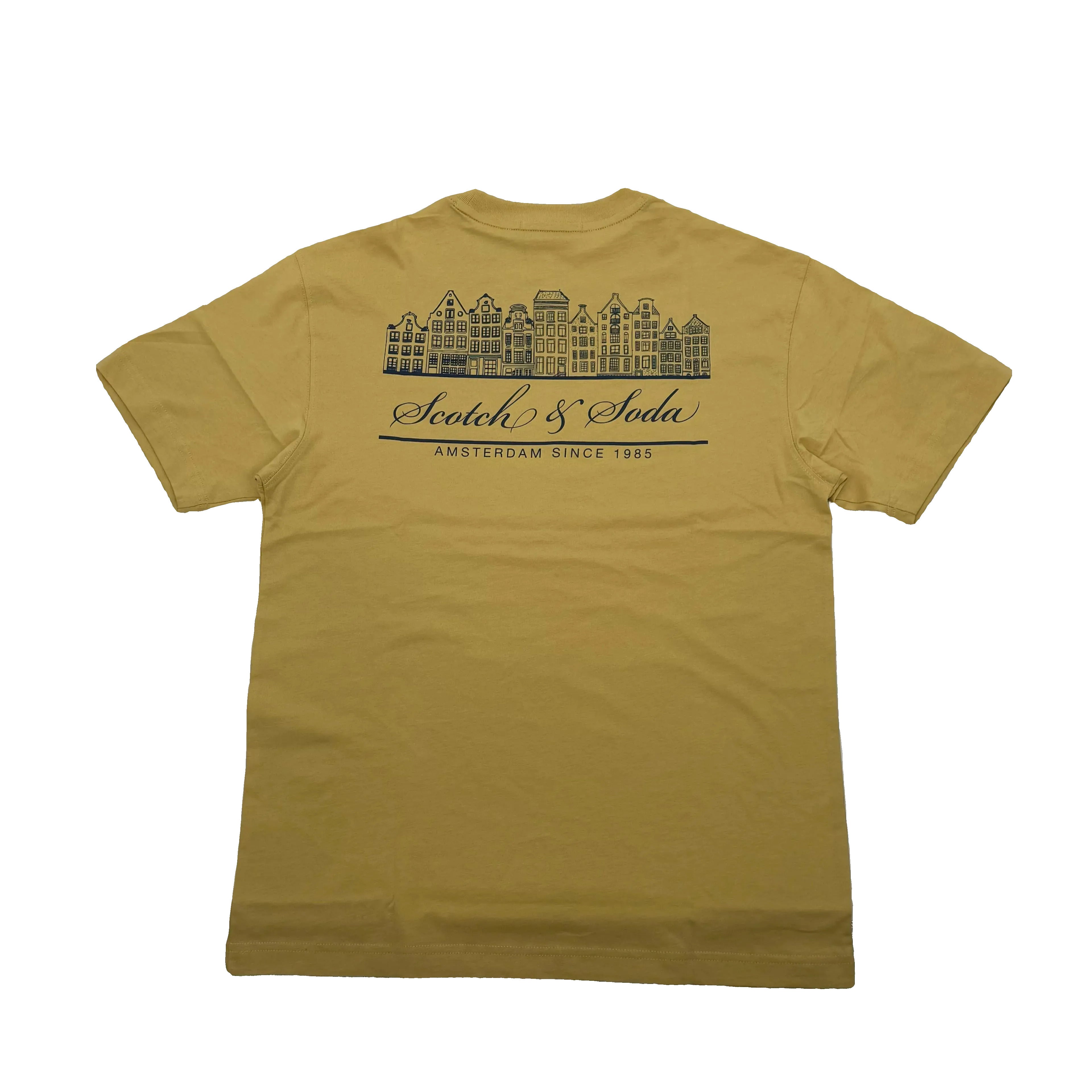 Scotch & Soda black short sleeve graphic T-shirt