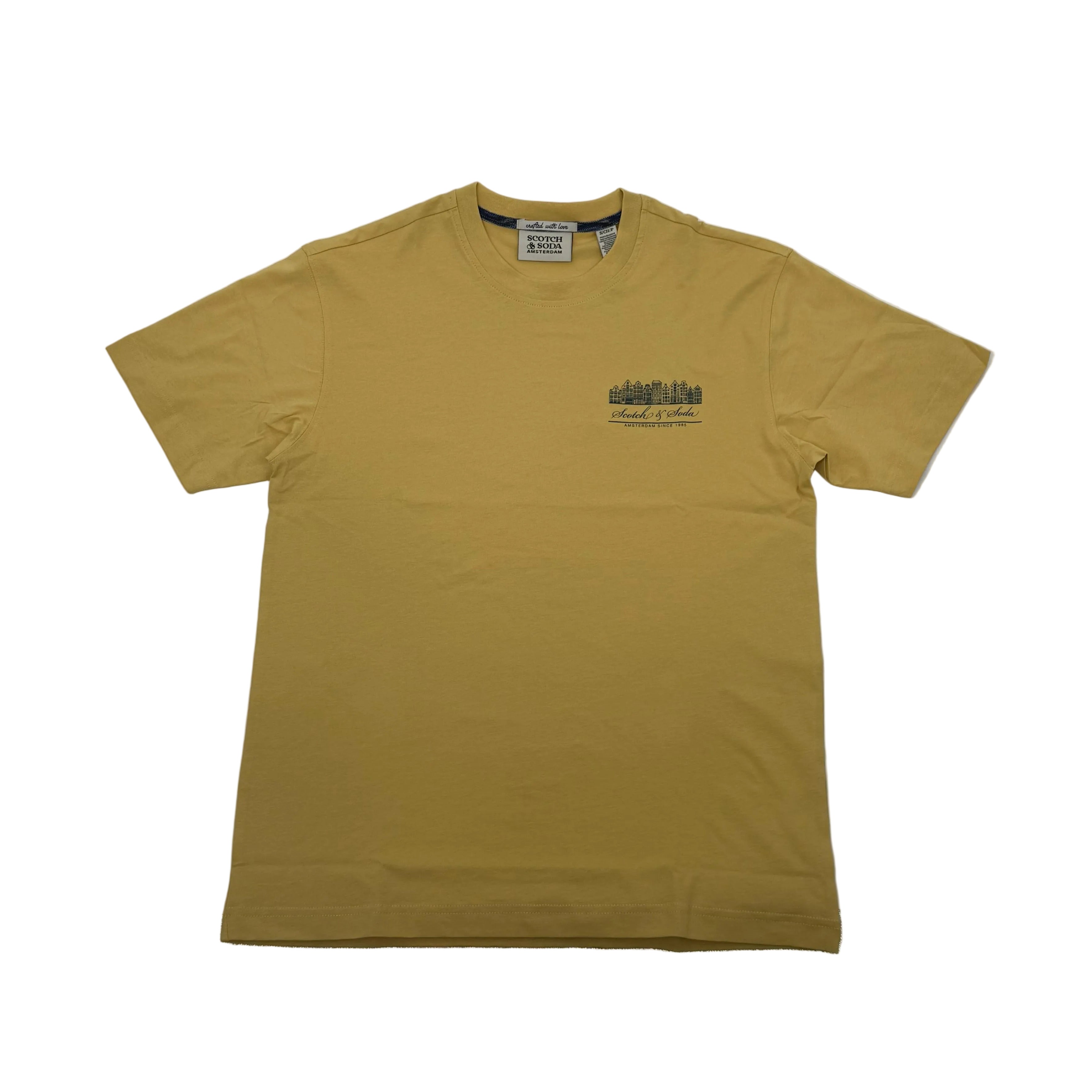Scotch & Soda black short sleeve graphic T-shirt