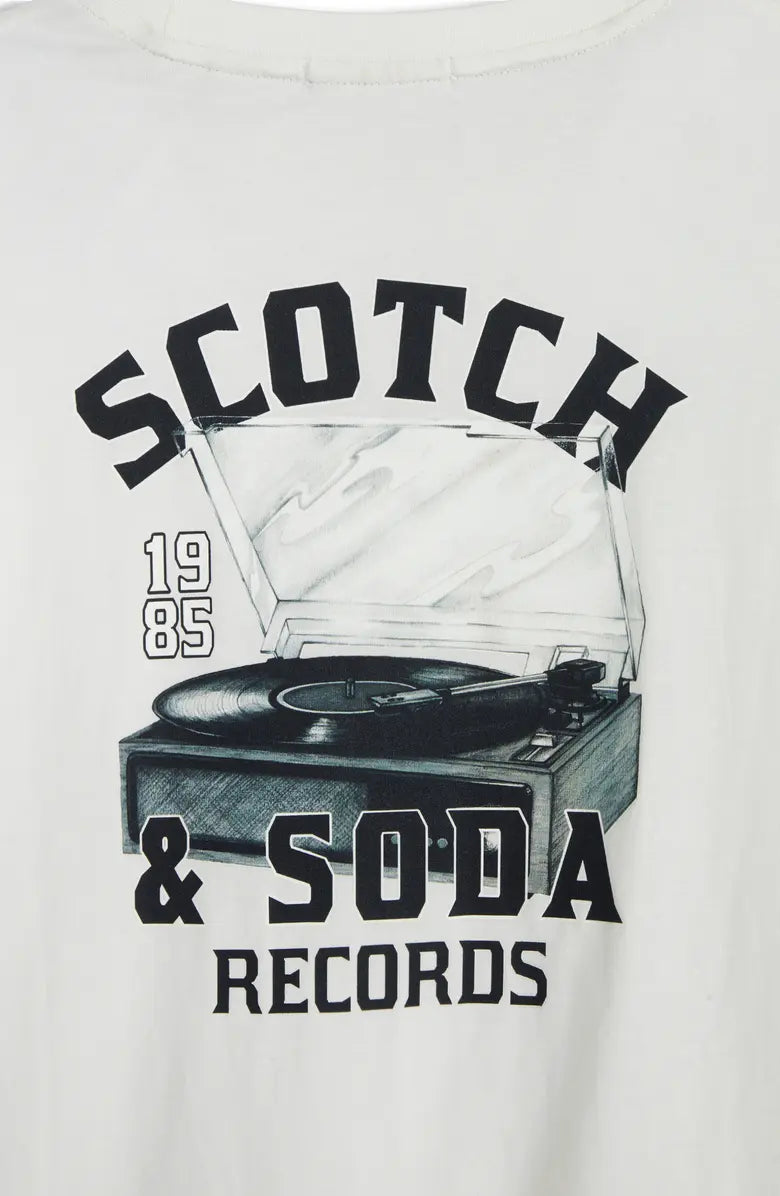 Scotch & Soda cotton T-shirt with crewneck and short sleeves