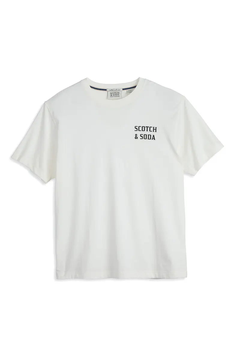 Scotch & Soda cotton T-shirt with crewneck and short sleeves