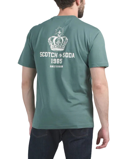 Scotch & Soda cotton T-shirt with crewneck and short sleeves