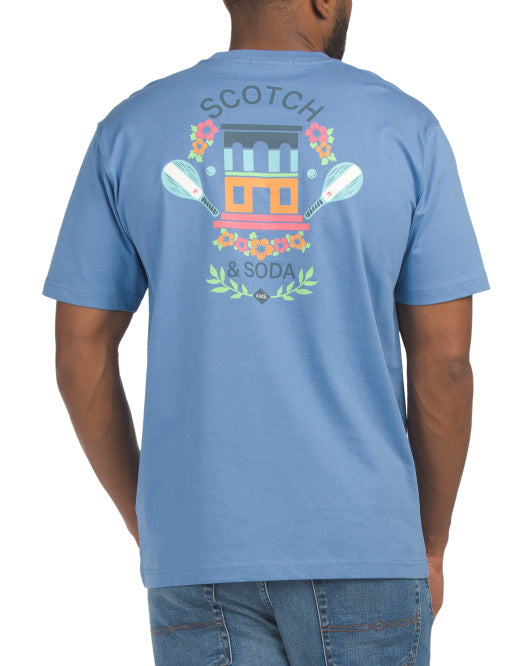Scotch & Soda cotton T-shirt with crewneck and short sleeves