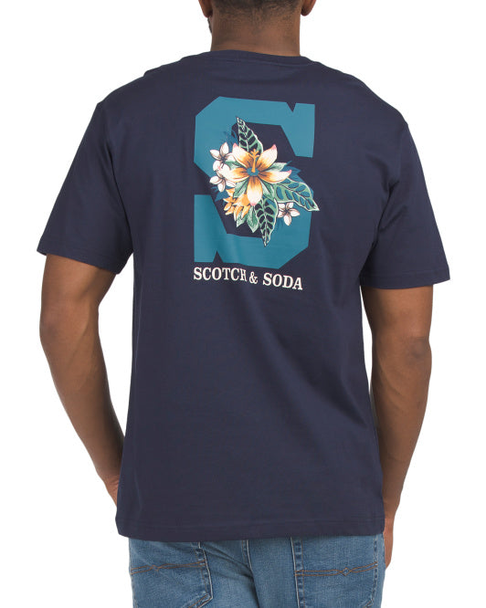 Scotch & Soda cotton T-shirt with crewneck and short sleeves