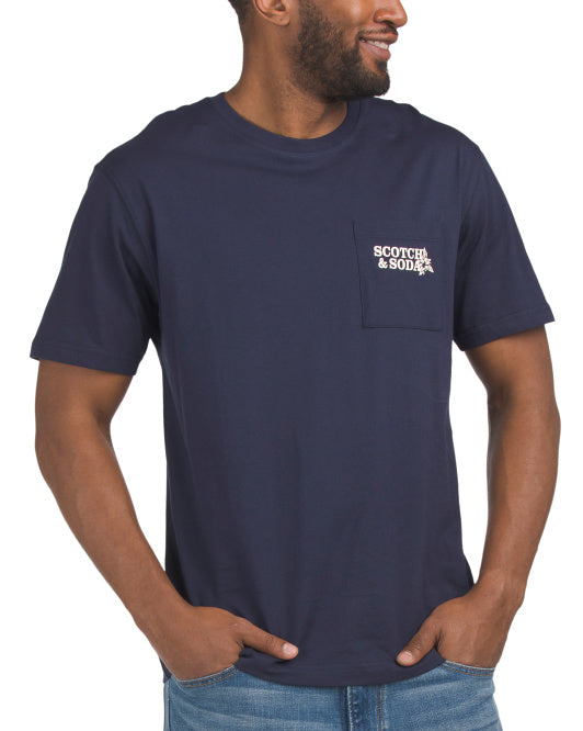 Scotch & Soda cotton T-shirt with crewneck and short sleeves