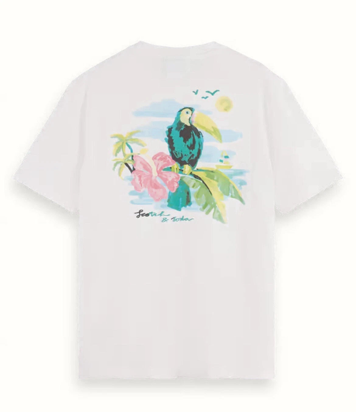 Scotch & Soda cotton T-shirt with crewneck and short sleeves