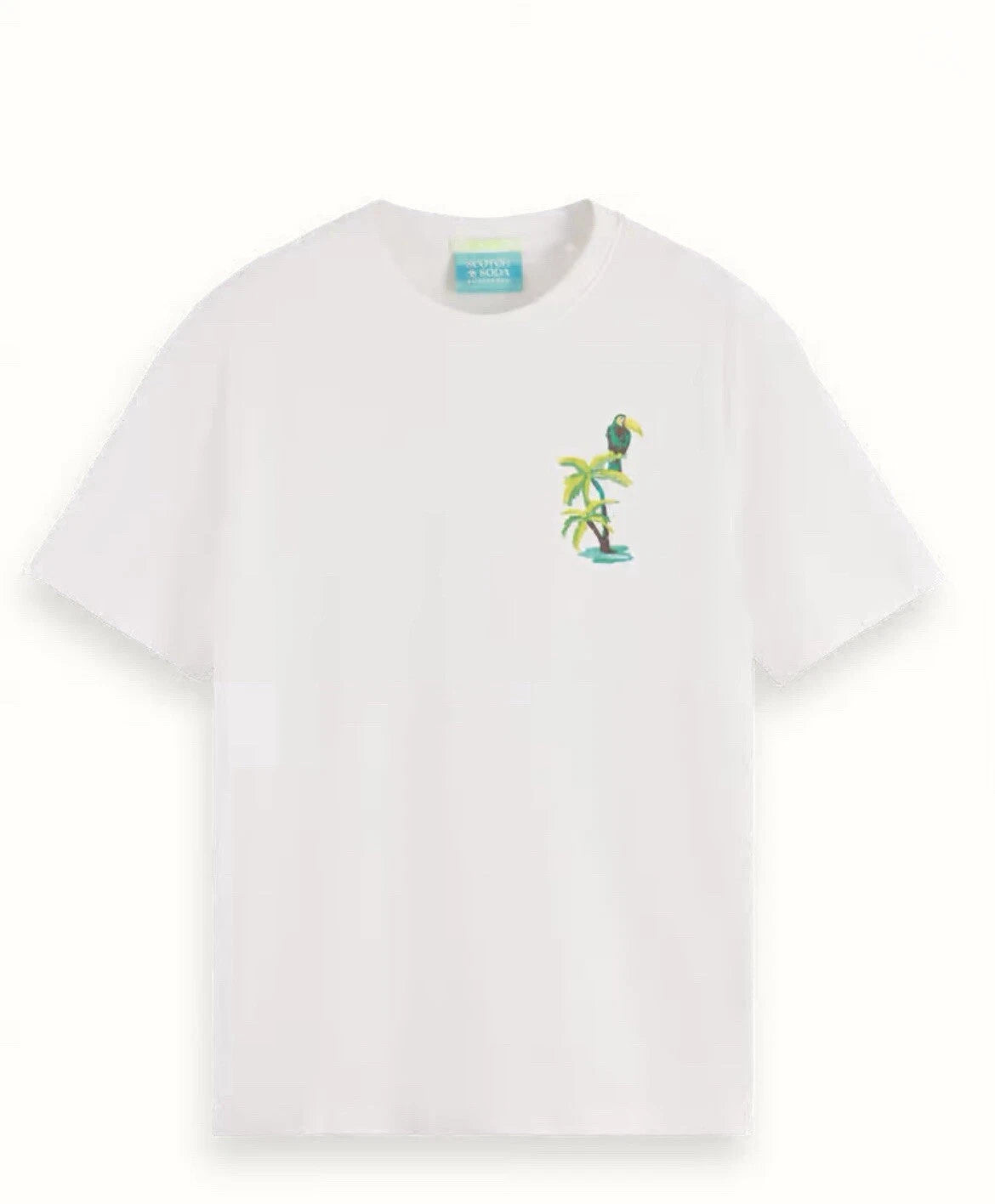 Scotch & Soda cotton T-shirt with crewneck and short sleeves