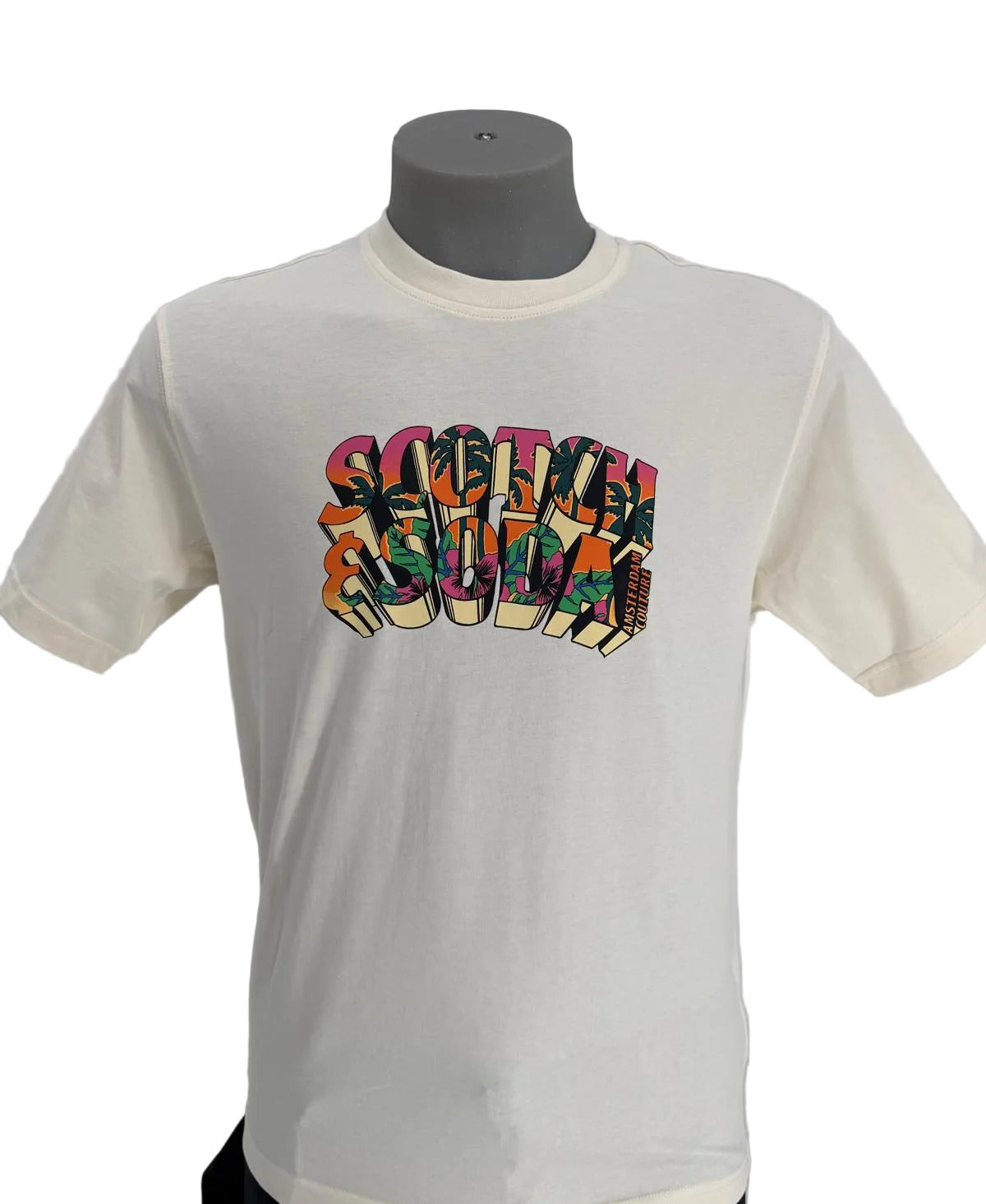 Scotch & Soda cotton T-shirt with crewneck and short sleeves