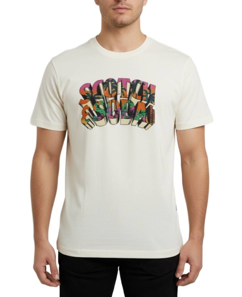 Scotch & Soda cotton T-shirt with crewneck and short sleeves