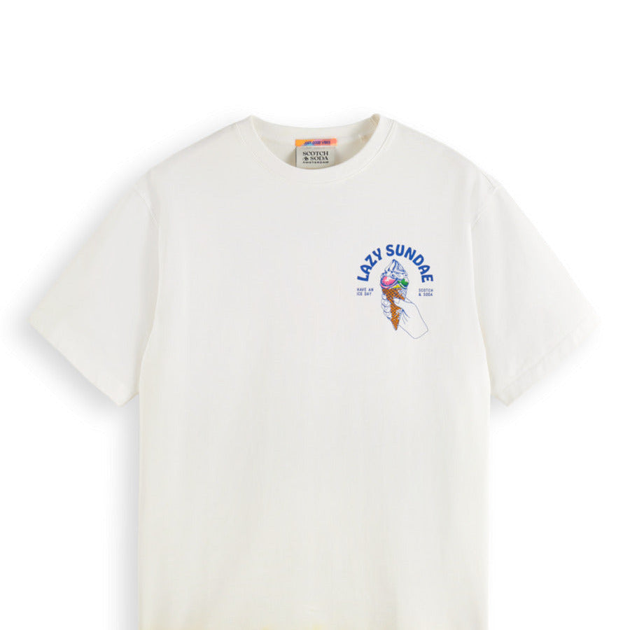 Scotch & Soda cotton T-shirt with crewneck and short sleeves