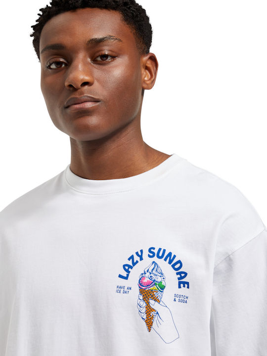Scotch & Soda cotton T-shirt with crewneck and short sleeves