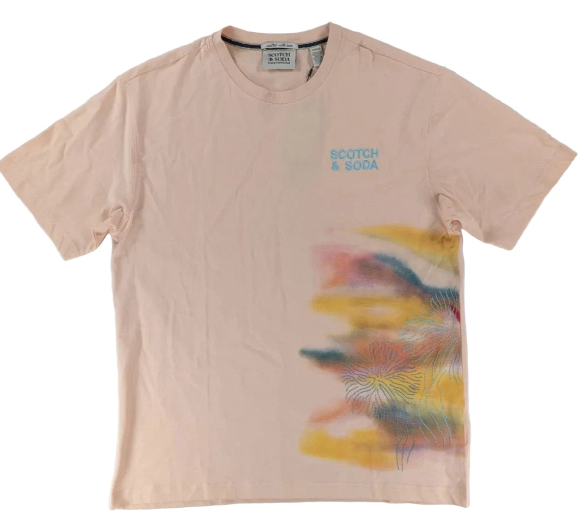 Scotch & Soda cotton T-shirt with crewneck and short sleeves
