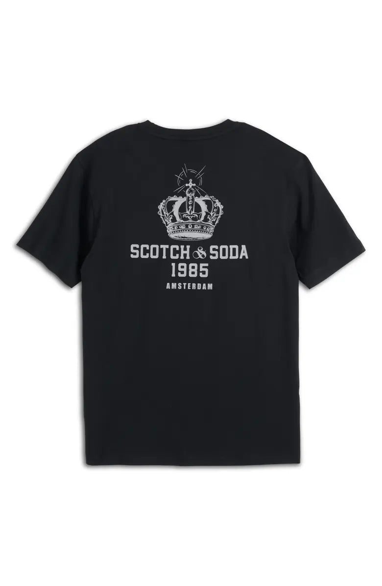 Scotch & Soda cotton T-shirt with crewneck and short sleeves