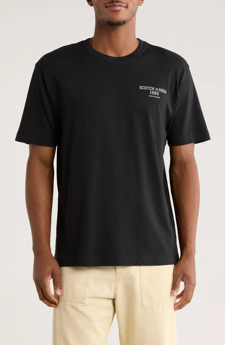 Scotch & Soda cotton T-shirt with crewneck and short sleeves