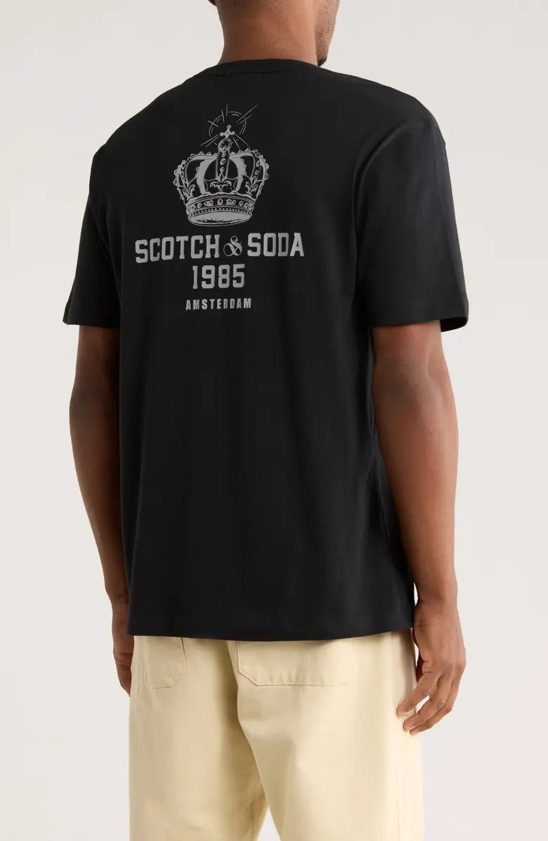Scotch & Soda cotton T-shirt with crewneck and short sleeves