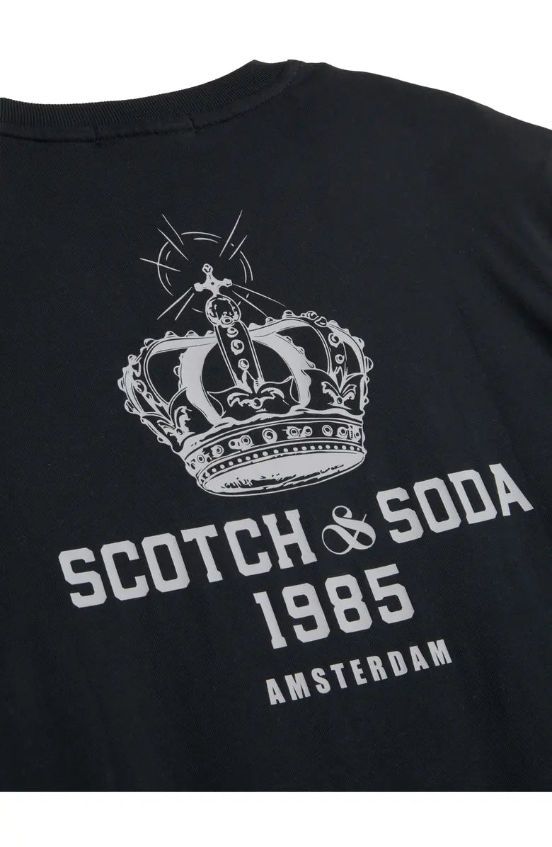 Scotch & Soda cotton T-shirt with crewneck and short sleeves