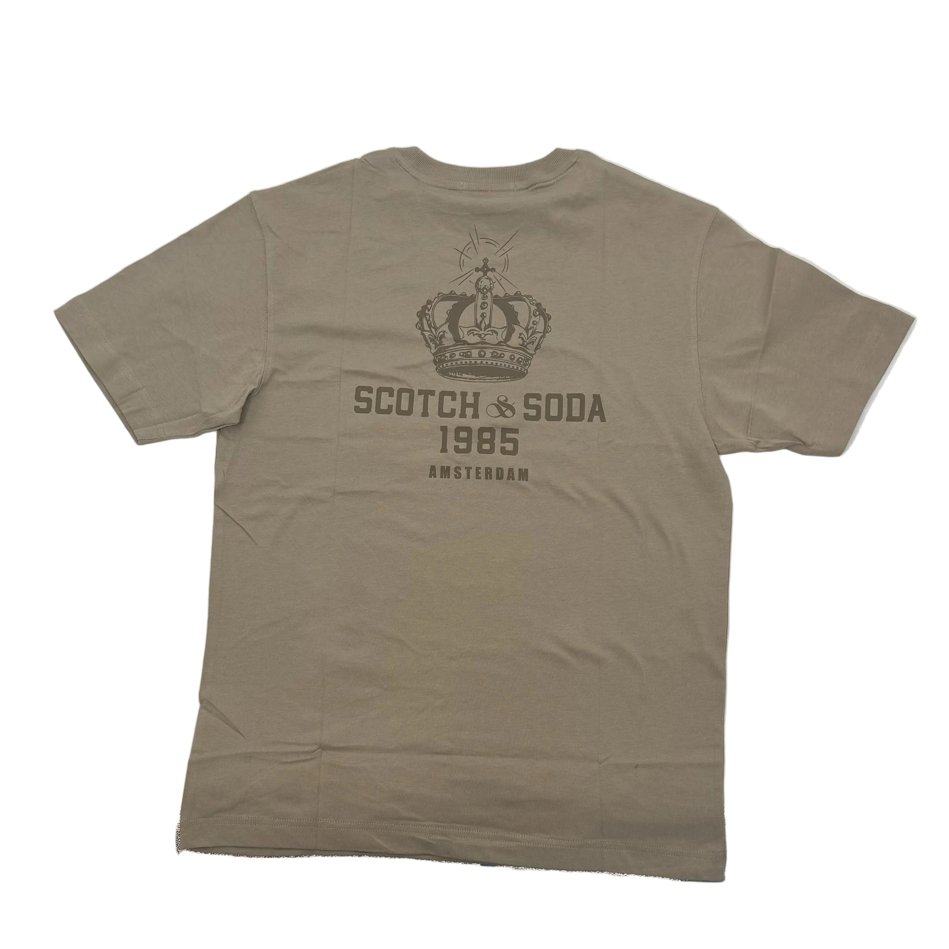 Scotch & Soda cotton T-shirt with crewneck and short sleeves