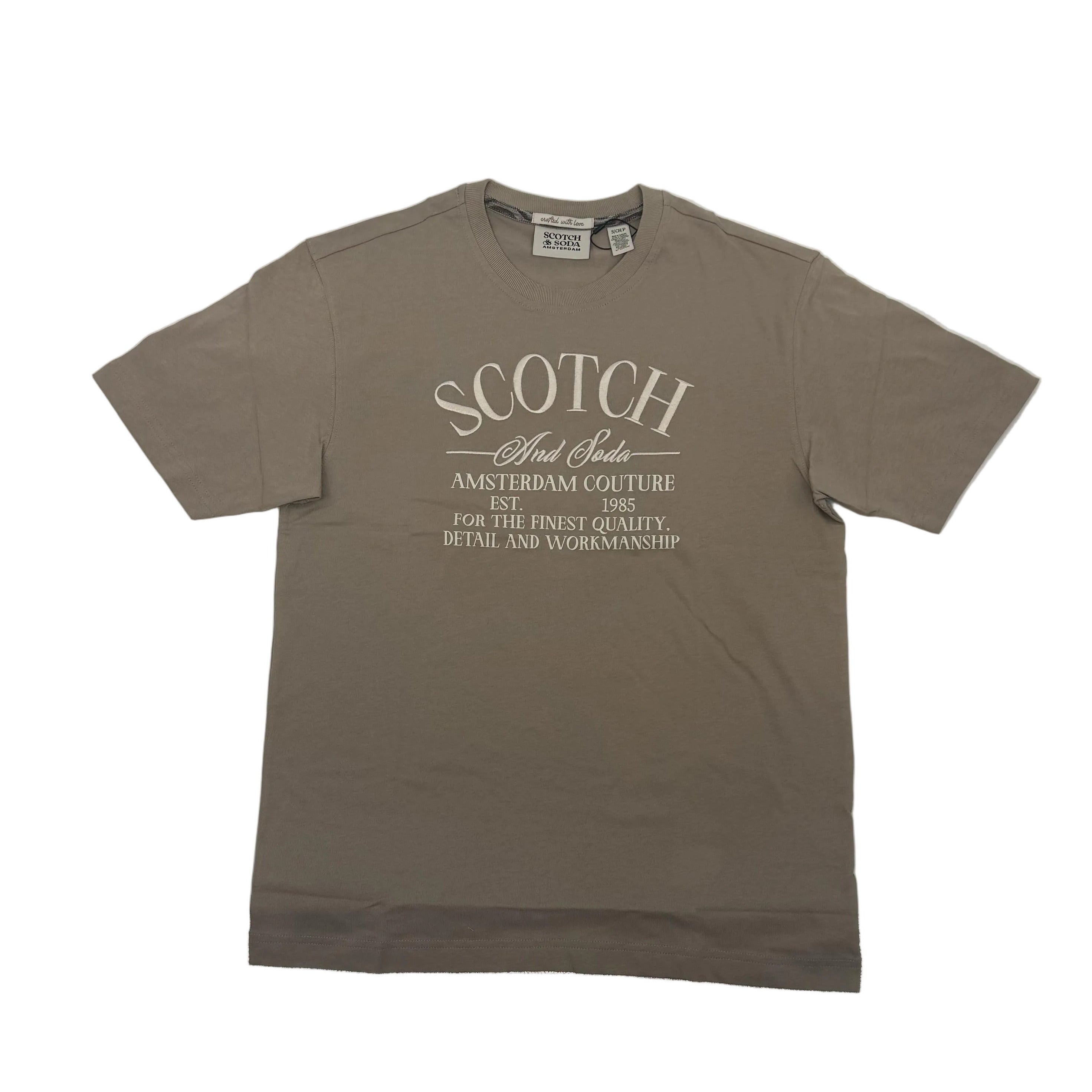 Scotch & Soda cotton T-shirt with crewneck and short sleeves