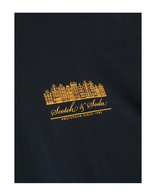 Scotch & Soda cotton T-shirt with crewneck and short sleeves