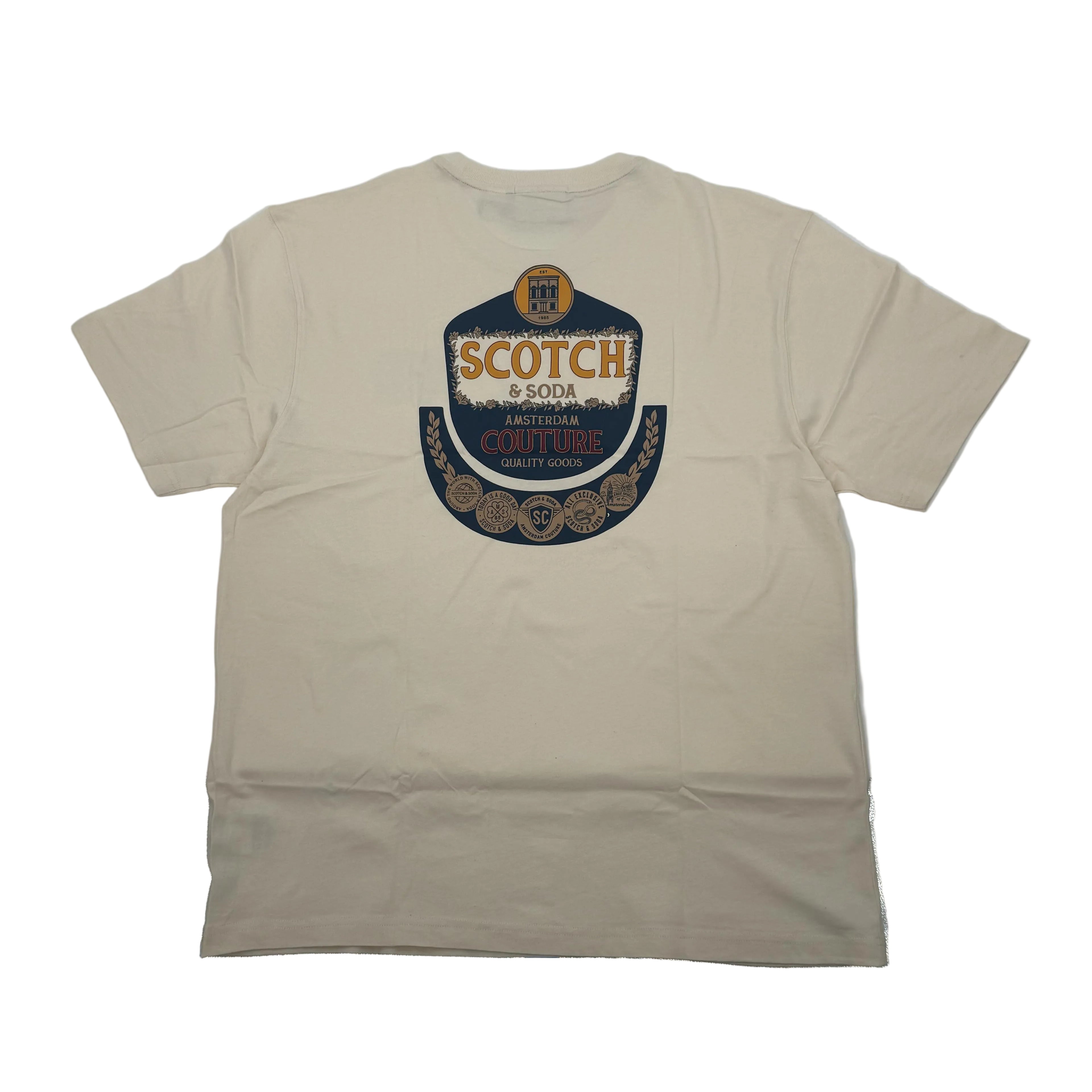 Scotch & Soda cotton T-shirt with crewneck and short sleeves
