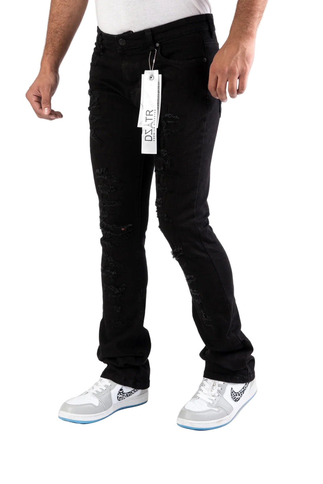 Men's Classic Ultra Stretch Denim in modern tailored fit with flexible, comfortable fabric