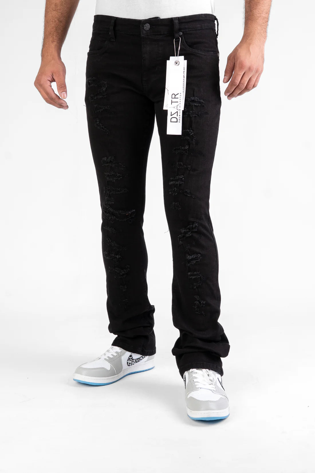 Men's Classic Ultra Stretch Denim in modern tailored fit with flexible, comfortable fabric
